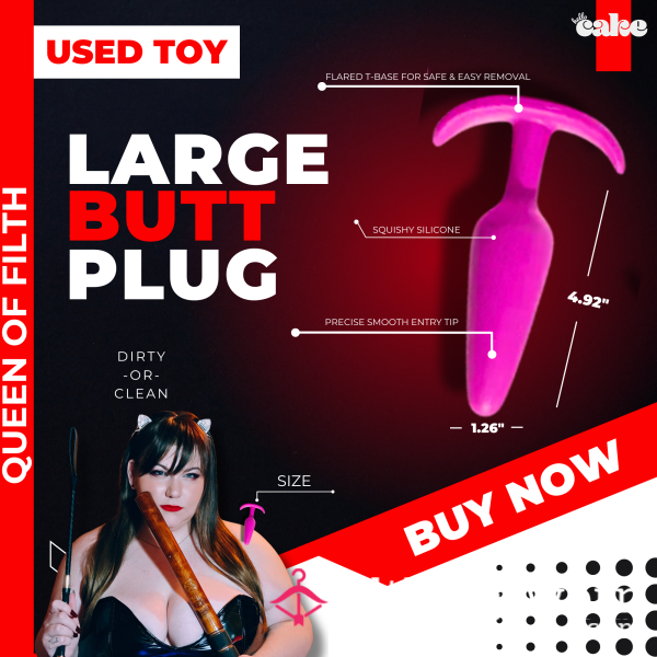 USED S** TOY | LARGE Bu*t PLUG | A Nice Stretch