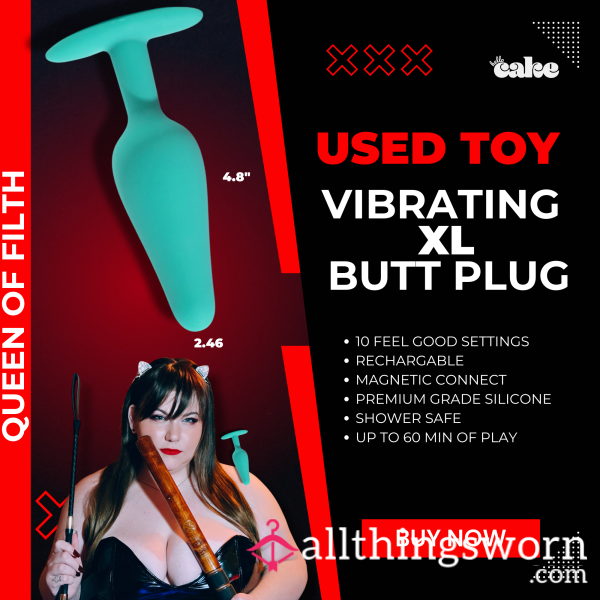 USED S** TOY | XL VIBRATING Bu*t PLUG | A Big Stretch With A Nice Buzz