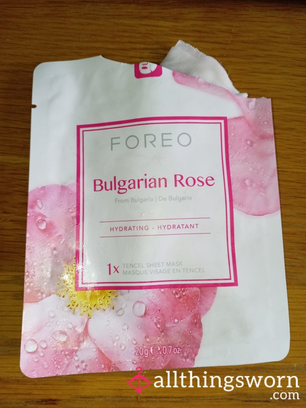 Used Sheet Face Mask