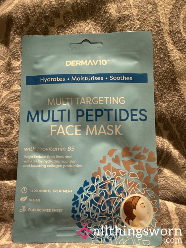 Used Sheet Face Mask