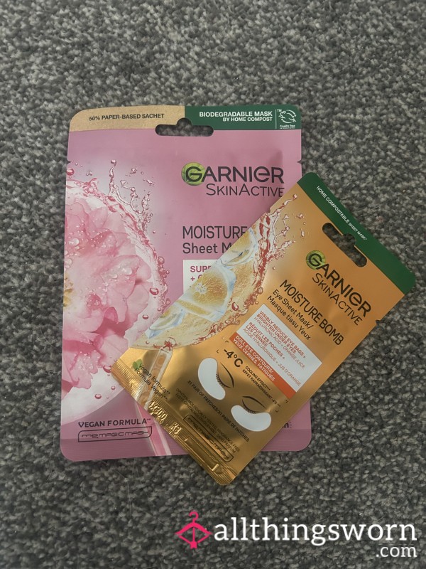 Used Sheet Face Mask – Goddess Glow 💦
