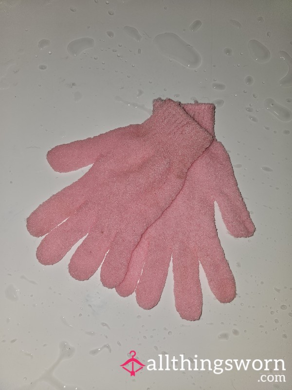 Used Shower Gloves - Intimately Used💦