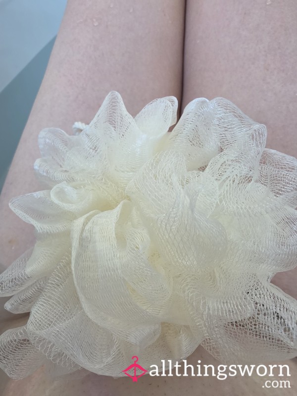 Used Shower Puff