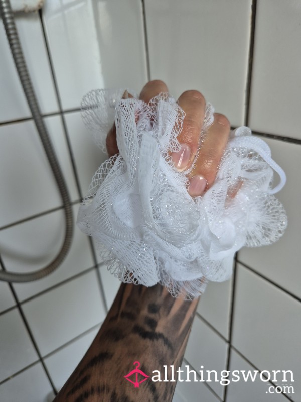Used Shower Puff 🚿🛁