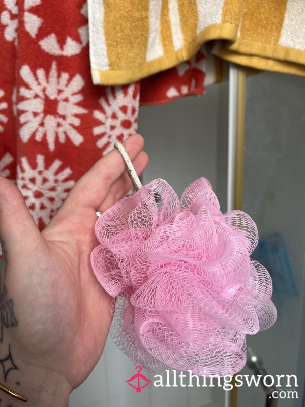 Used Shower Puff