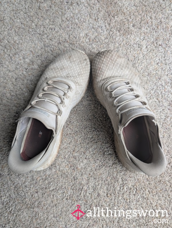 Used Sketchers ~ These Were My Daily Shoes For Nearly A Year. That Is Why They Look So Worn