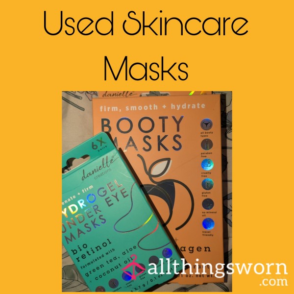 Used Skincare Masks