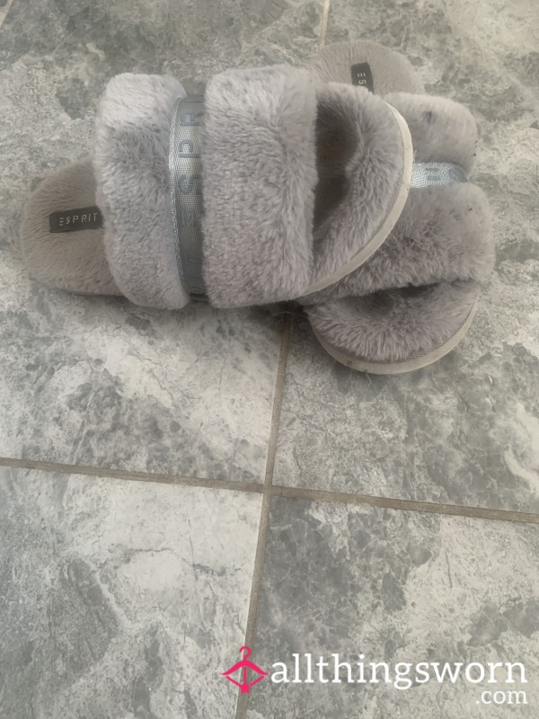 Used Slippers. Well Worn