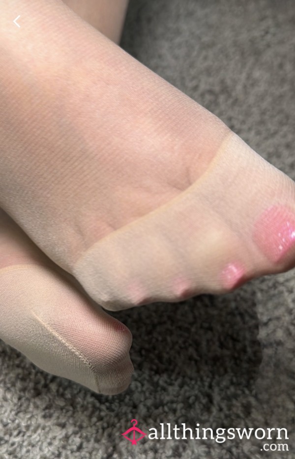 Used Smelly Pantyhose Worn With No Pants