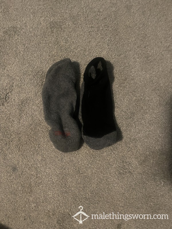 Hanes Ankle Socks (Gently Worn) - Workout-Ready & Twink-Tested