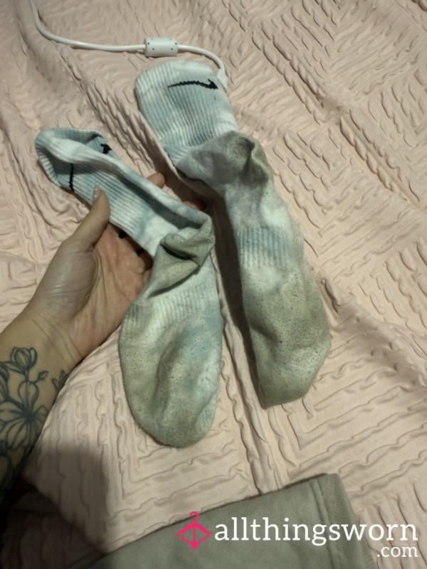Used Socks From A Sweaty Gym Session