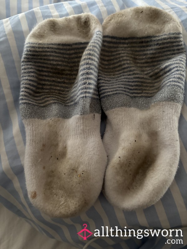 Used Socks Well Worn Today For Over 12 Hours