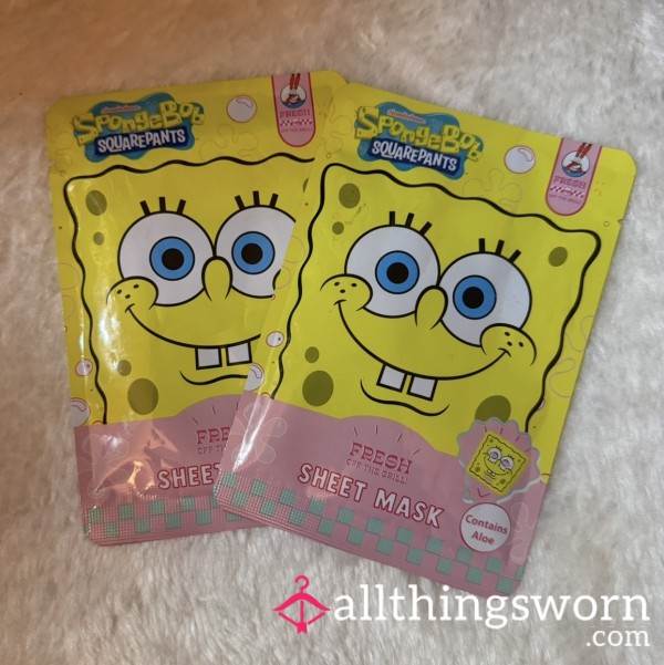 Used SpongeBob SquarePants Face Mask