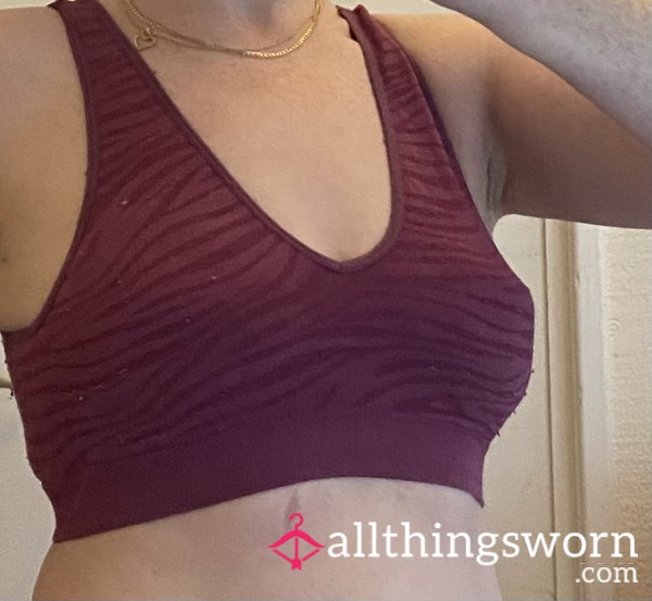 Used Sports Bra Pink