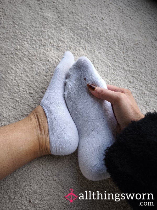 Used Sports Socks, With Small Hole