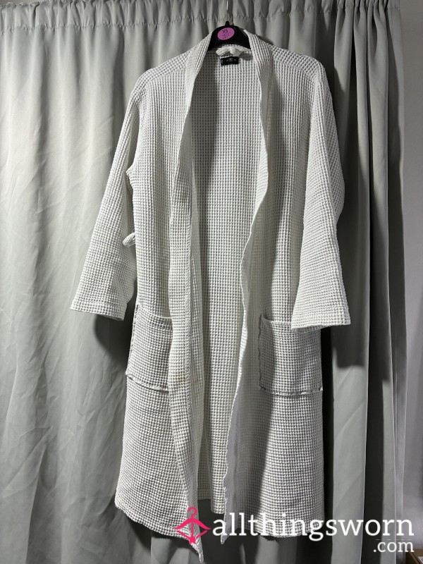 Used Stained Bathrobe