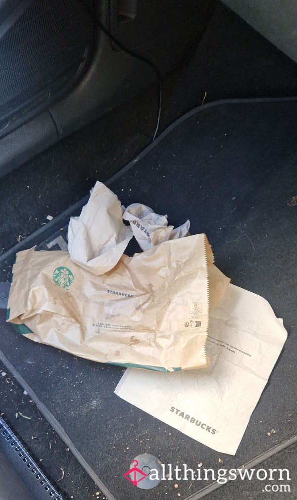 Used Starbucks Napkins