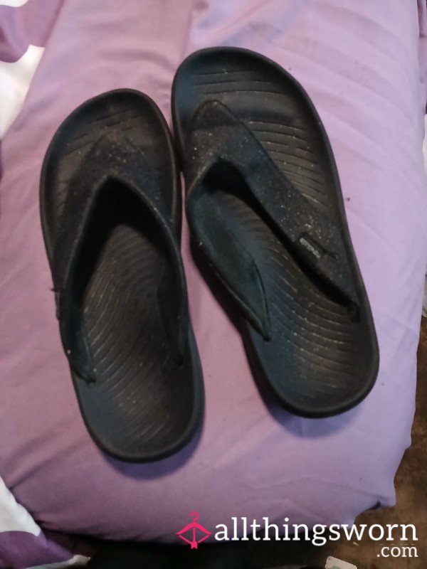 Used Summer Flip Flops