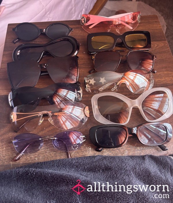 Used Sungla**es 🕶️ | 1 -Day-Wear With Full Glam Makeup Applied