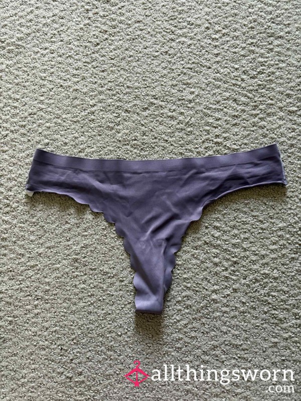 Used Super Old And Worn Purple Thong