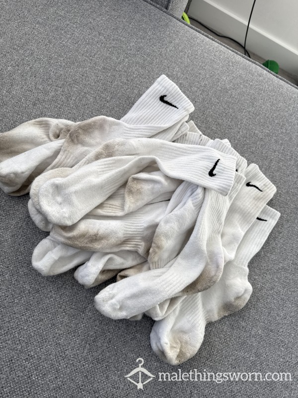 Used, Sweaty, Nike Gym Socks