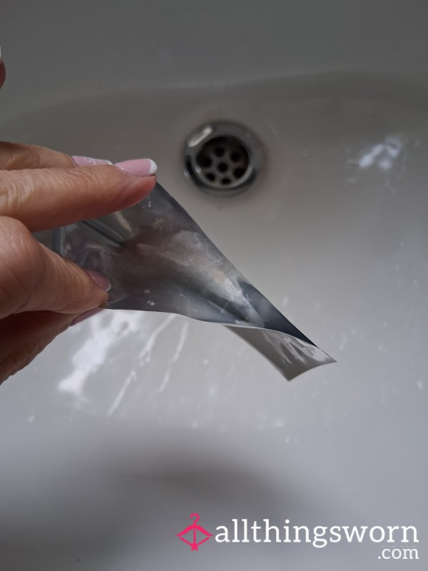 Used Teeth Whitening Strips