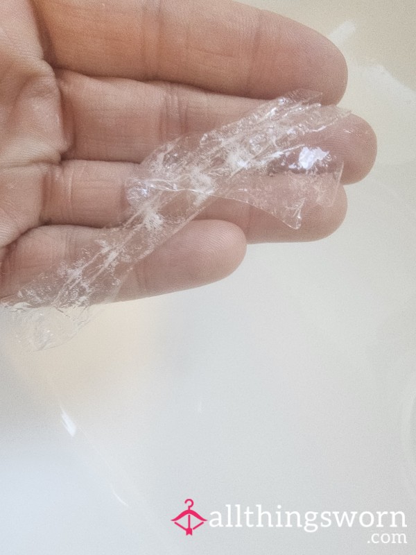 Used Teeth Whitening Strips