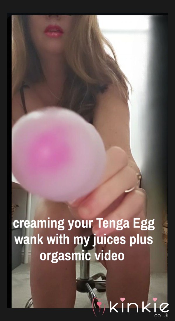 Used Tenga Egg Creamed With My Wet Pu**y Juices + 3min Real Orgasm Video £35
