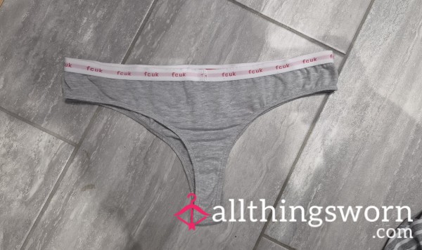 16 Hour Used Sweaty Old Designer Thong
