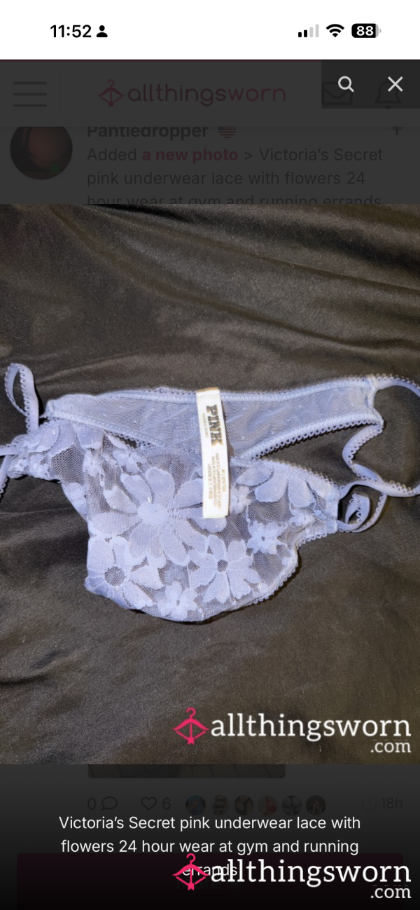 Used Thong Lace