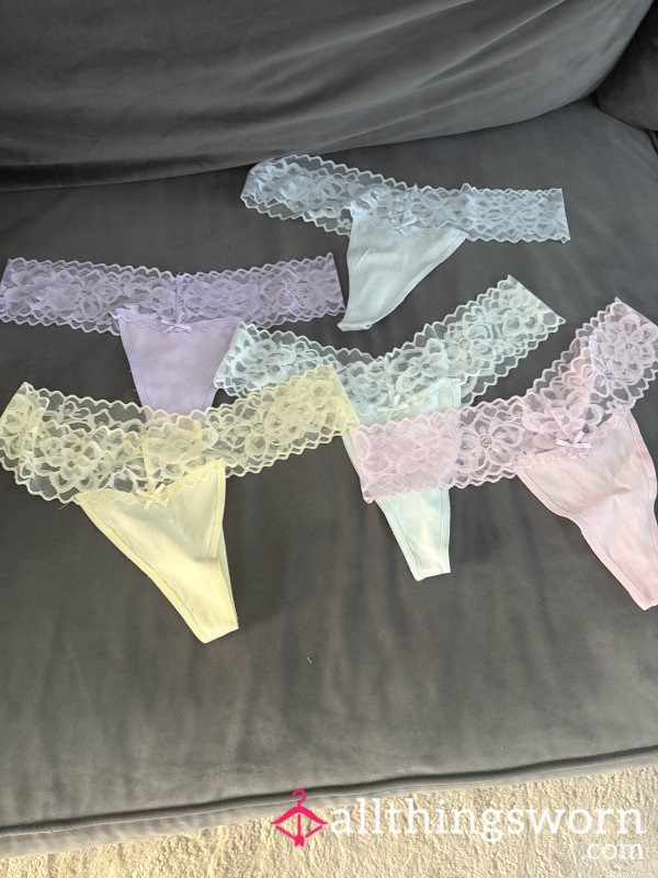 Used Thongs For As Many Days As Requested