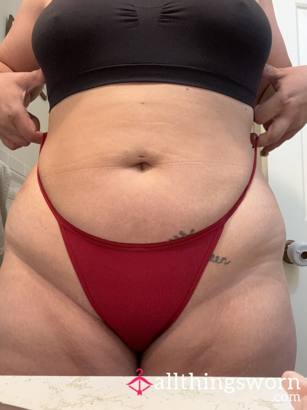 Used Tight G String Cotton Thong Panties