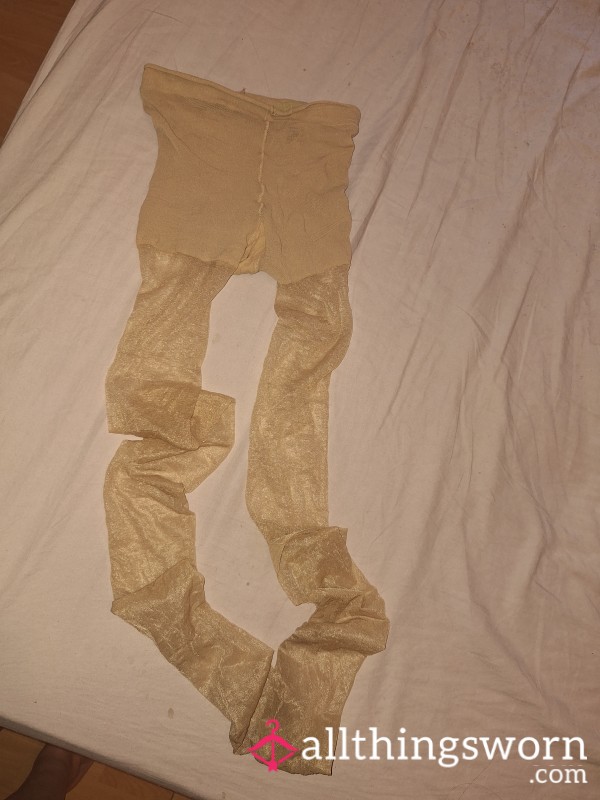 Worn 15 Denier Tights