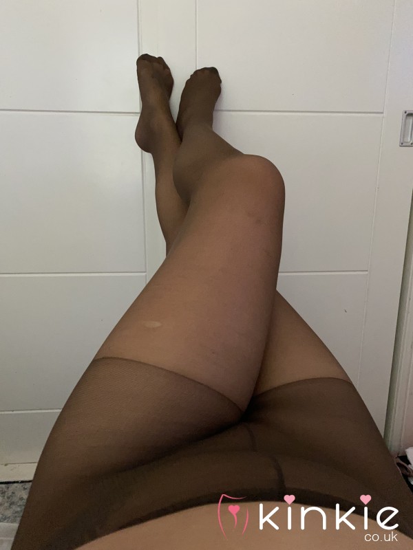Used Tights Worn All Day For Work With Heels