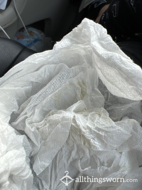 Used Tissue With Lots Of Boogers