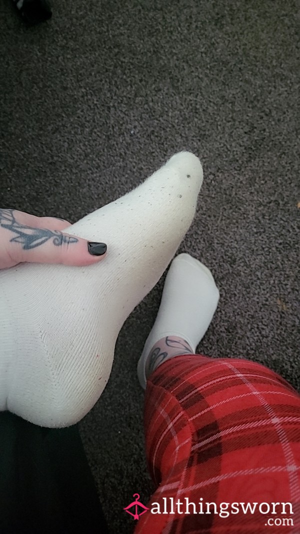 Used To Be White Ankle Socks!
