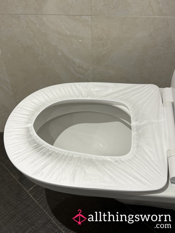 Used Toilet Seat Cover