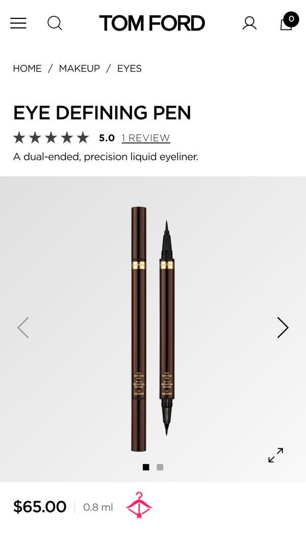 Used Tom Ford Eyeliner Pen