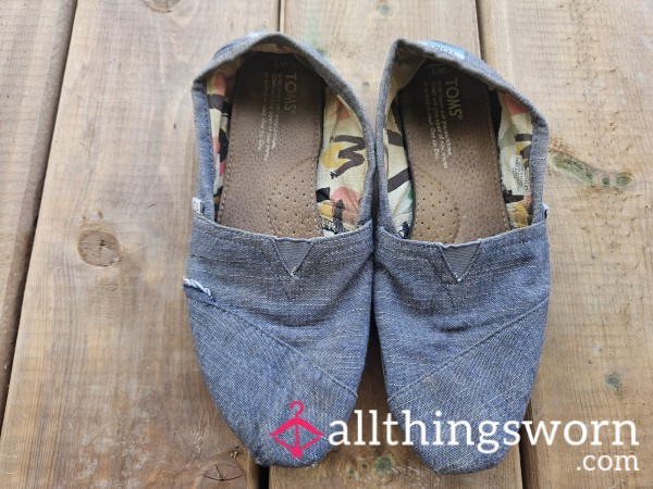 Used Toms Flat Shoes