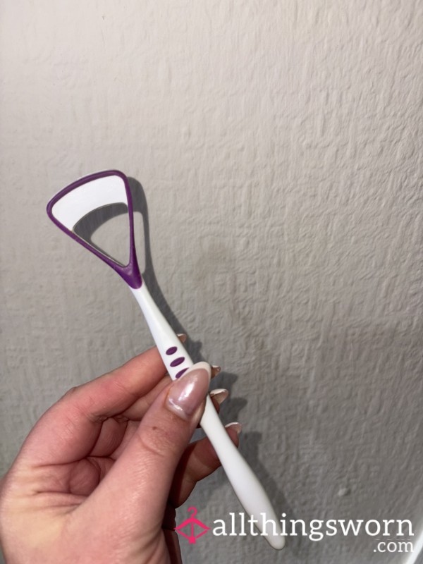 Used Tongue Scraper 👅