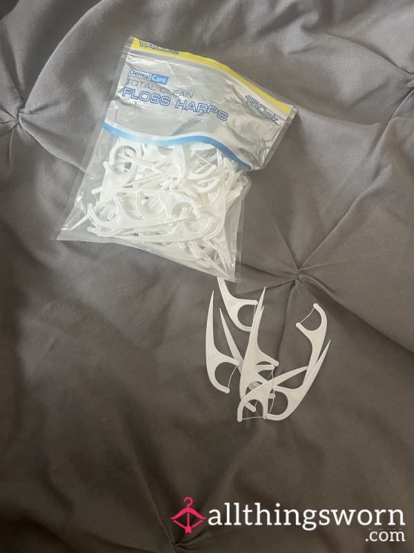 Used Tooth Floss Harps