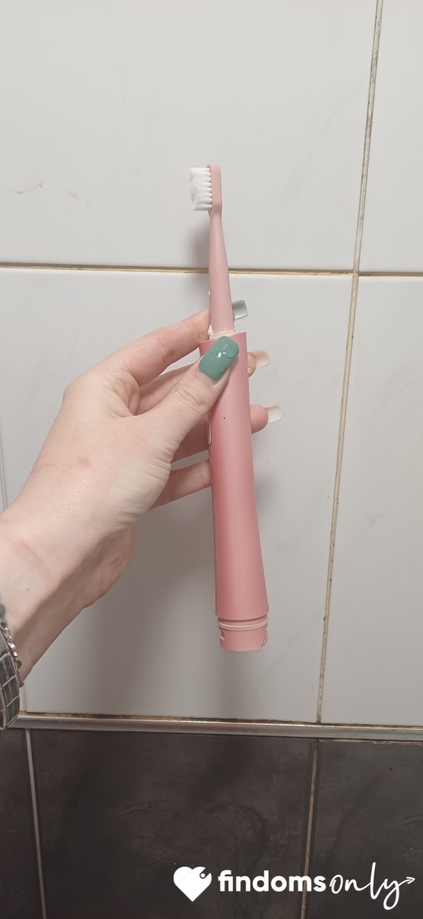 I Just Finished Brushing My Perfect Teeth With This… Now It’s Filthy, Wet, And Mine. And You? You’re Desperate Enough To Pay Just To Worship Something I’ve Already Discarded. Tribute If You W