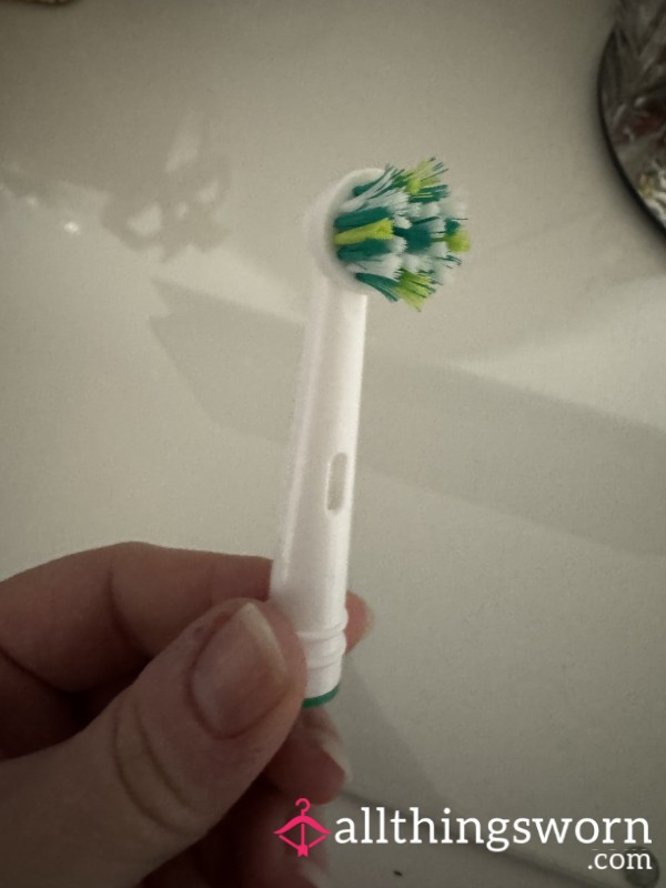 Used Toothbrush Head