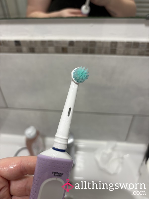 Used Toothbrush Head