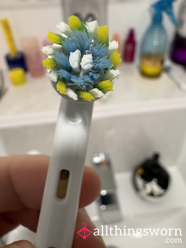 Used Toothbrush Head