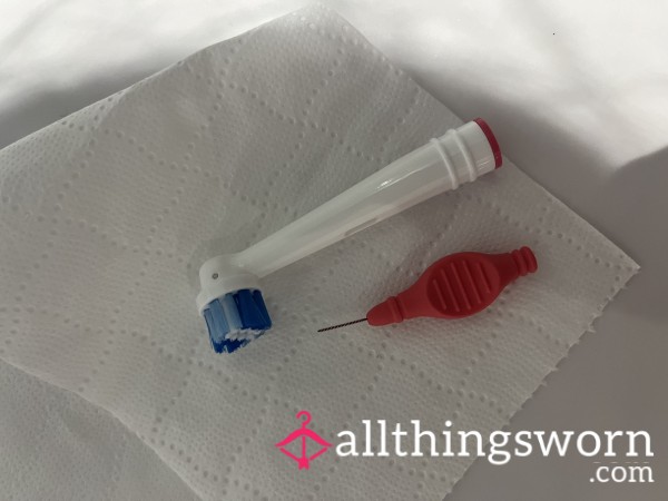Used Toothbrush Head & TePe