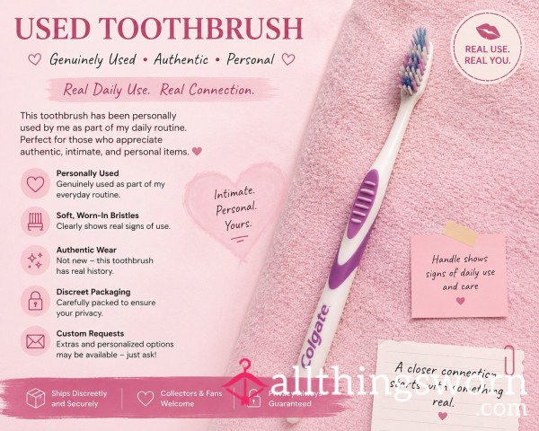 🪥 Used Toothbrush – Soft Bristles, Real Daily Use 🪥