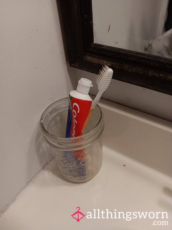Used Toothbrush + Toothpaste Set – Wet, Drooly & Personal