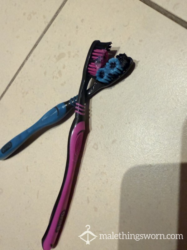 Used Toothbrushes - Comes With A Video Of Them Being Used 😈🔥