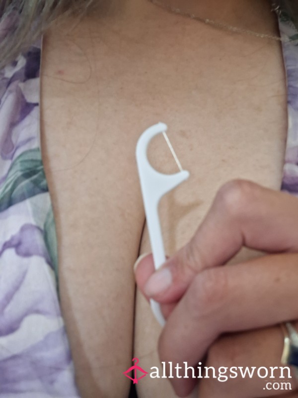 Used Toothpick Used Dental Pick